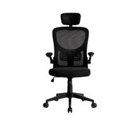 Silla q-connect ergonomica pal ermo malla base nylon alt max 1300 anc 610 prof 600 ruedas premium color negro - KF04634