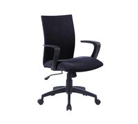 Silla giratoria q-connect base nylon regulable en altura 895+110mm alto 580mm ancho 550mm profundidad negro - KF19015
