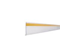 Soporte portaprecios q-connect adhesivo para estanteria etiqueta 40x1000 mm semi-transparente - KF19304
