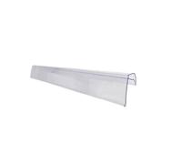 Q-connect Soporte portaprecios para estantería transparente 40x1000 mm