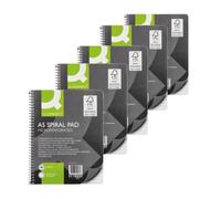 Q CONNECT SPIRAL PAD EXEC A5 80SHT