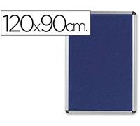 Tablero de anuncios q-connect mural grande fieltro azul 120x90 cm - KF01077