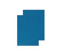 Q-Connect Tapa De Encuadernación Cartón Din A4 Azul Simulación Piel 250 g/m² Caja De 100 Unidades