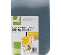 Tapa de encuadernacion q-connect pvc a4 incolora 150 mc caja de 100 unidades - KF32120
