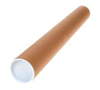 Tubo de carton q-connect portadocumentos tapa plastico 60x640 mm - KF17772