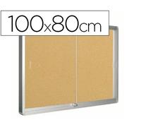Q-connect Vitrina de anuncios marco de aluminio 800 x 1000mm