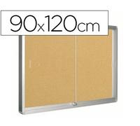 Q-connect Vitrina de anuncios marco de aluminio 900 x 1200 mm