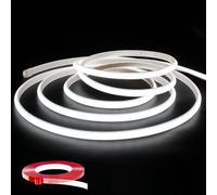 Q.Laomi - Cinta LED COB de 220 V, 3 m, tira LED flexible para bricolaje, tira luminosa IP65, impermeable, tira LED 6000 K, 3 m, blanco frío