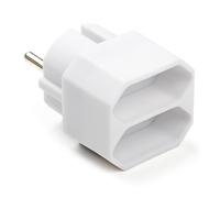 Q-Link Enchufe adaptador (bidireccional, 2,5 A, blanco)