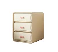 Q2f8o3h5 Mesita de Noche Mesita de Noche Estrecha Madera Maciza Color Crema | Gabinete de almacenamiento con cajones for dormitorio simple(Beige,XXL)