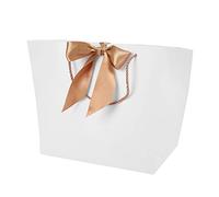QANYEGN Regalos bolsas de papel, bolsas de compras, bolsa de regalos pequeños con mango de Arcos para ropa Embalaje de compras de compras Aliendas