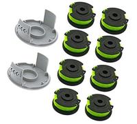 QASULER Carrete de repuesto for desbrozadora, bobinas de repuesto | Bobinas repuesto 0,079" automáticas con tapa para Ryobi RAC142 36V RLT36B33 RY36LT33A-0