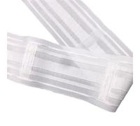 QAUUCP Cinta para Cortinas Fruncida Cinta de Cortina Blanca for Gancho Bolsillo Varilla, Correas multifunción poliéster, Accesorios Cinta Plisada con cordón(20m)