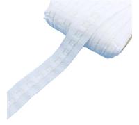 QAUUCP Cinta para Cortinas Fruncida Cinta Plisada for Cortinas de 30 Metros, Accesorios for, Anillos cinturón Tela, Ojal, Gancho perforación Superior