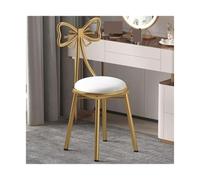 QAUUCP Taburete de tocador Mariposa, Silla con Respaldo, salón uñas, Lujo Ligero, Taburete Maquillaje for niña Estilo Princesa