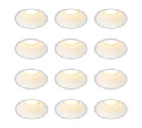 Qazqa focos empotrados blanco 10.5 cm Dept | aluminio, lote de 12