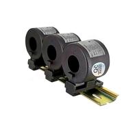 QAZXSEMUI 3 Unidades de Sensor Corriente con Pinza amperimétrica, núcleo Transformador KCT 50A, 75A, 100A, 150A, 200A, riel, Mini CA Impermeable(200A)