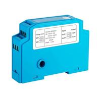 QAZXSEMUI Convertidor de Sensor Corriente y Voltaje DC24V 0-100A 0-500V a 4-20mA 0-10V 0-5V Transductor CA RS485(AC 0-30A-AC 0-300V)