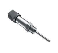 QAZXSEMUI Convertidor transmisor de señal Temperatura RS485 4-20 mA 0-10 V 0-5 -50 a 200 °C, sonda Acero Inoxidable 304, Sensor PT100 24 CC(0-100c 4-20ma,50mm)
