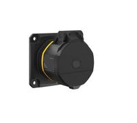QAZXSEMUI Enchufe y Enchufe Industrial Plano IP54 Impermeable a Prueba de Polvo 16A 5P - Conector eléctrico for Uso Exterior e(FW411504CC)