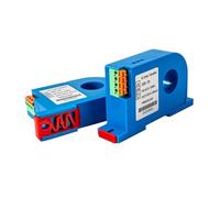 QAZXSEMUI Sensor de Corriente 0-100A 0-200A 0-300A 0-400A a 4-20mA 0-10V 0-5V RS485 Transductor CA/CC Transmisor CC 24V(DC -200-200A-RS485 Output)