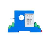 QAZXSEMUI Sensor de Corriente CA 5A 10A 20A 50A 200A Transmisor 4-20mA 0-10V Salida RS485 Transductor amperaje(AC 0-10A-RS485 OUTPUT-DC12V)