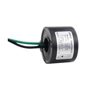 QAZXSEMUI Transformador de Corriente Pinza, Transformador toroidal KCT18 50A 75A 100A 150A 200A Sensor riel(200A)