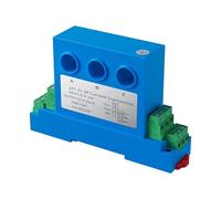 QAZXSEMUI Transmisor de Corriente 4-20 mA 0-10 V 0-5 RS485 Sensor Transductor A 0-15 A 0-25 A 0-30 A Convertidor CC 24(AC 0-45a,0-5V)
