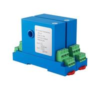 QAZXSEMUI Transmisor de sensor Corriente continua 4-20 mA, Salida 0-10 V, Transductor/Transformador Señal 50 A/100 A/150 A, 24 CC(12mm,DC-500-500A-RS485 Output)