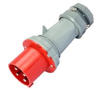 QAZXSEMUI TYP:1231 Conector Industrial Resistente al Agua y a Prueba de explosiones 63A 3P+E IP44