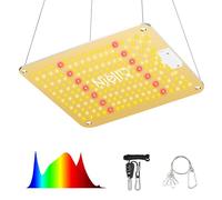 QB1200W Lámpara de cultivo con atenuador , Lámpara de Planta with IR, High PPFD, Sun-like Full Spectrum Luminarias de crecimiento for Vegetables and Indoor Flowering, Luz de la planta to Cover 90*90cm