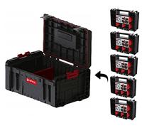 QBRICK 5987 4256 - Caja de herramientas modular (incluye 5 organizadores, sistema de maletín, caja organizadora, almacenamiento de herramientas), color negro
