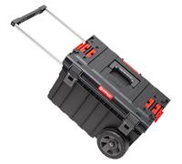 Qbrick System ONE Carro Vario apilable 605 x 405 x 345 mm 44 l IP66 con ruedas sobre eje metálico