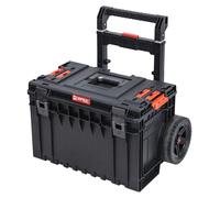 Qbrick System ONE Cart 2.0 Carro 641 x 485 x 660 mm 52 l IP66 100 kg de capacidad de carga apilable con doble asa telescópica de aluminio