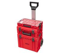 Qbrick System PRO 2.0 Set 4 RED ULTRA HD Tool Trolley Set + PRO Cart 2.0 + PRO Technician Case 2.0 + PRO Organiser 100 450 x 390 x 690 mm 45 l IP54