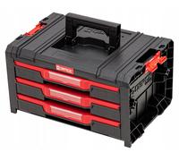 Qbrick System PRO Drawer 3 Toolbox 2.0 Basic apilable 450 x 310 x 244 mm 3x 4,5 l IP54 con tres cajones 9 bandejas