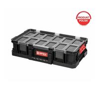 Qbrick system two organizer flex plus 526 x 307 x 126 - Portable multi-compartment organizer box, impact resistant with a 3-year warranty for efficient tool storage and organization.