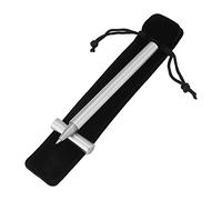 Qcwwy Bolígrafo de Rodillo Listo para Regalo | Bolígrafo ligero de acero inoxidable para escritores Escritura suave Ligero pero resistente Tinta negra de 9,8 mm de diámetro