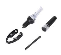 Qcwwy Kit de Vertedor de Vino de Silicona ABS de Grado Alimenticio, 4 Piezas de Aireador de Vino Kit de Vertedor de Silicona ABS de Grado Alimenticio, Accesorios de Cortador de Papel, Aireadores sin