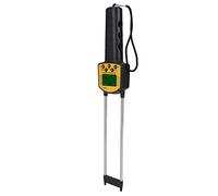 Qcwwy Medidor de Humedad de Granos, Detector de Humedad con Pantalla LCD Retroiluminada Altavoz y Sonda de Acero de Doble Barra for Maíz Trigo Arroz Frijoles