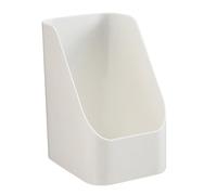 Qcwwy Organizador de Maquillaje, Caja de Almacenamiento de Acrílico Transparente, Organizador de Cosméticos para Tocador, Encimera, Baño, de Escritorio de Fácil Acceso (WHITE)