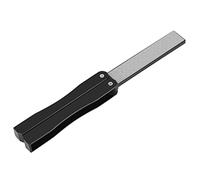Qcwwy Piedra de Afilar S Ing Tools Piedra de Afilar de Grano 400/600 para Acampar Al Aire Libre de Portátil Plegable Doble Mejora del Hogar (BLACK)