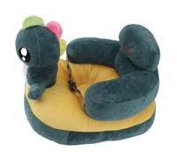 Qcwwy Sofá de Apoyo para bebés: Silla de ángulo Ajustable y Tumbona para Sentarse, con Base Antideslizante y Dispositivo de Fijación Lateral antivuelco; Ideal para el Entrenamiento (dinosaurio verde)