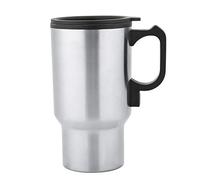 Qcwwy Taza Calefactora de Coche de Acero Inoxidable, Tazas de café, Tazas para café, té, Leche, Agua, Vajilla