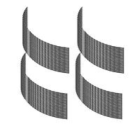 QENETY Bosch F016800431 - Línea de recortadora, línea de recortadora redonda de 3,5 mm x 37 cm, línea de recortadora de césped para desbrozadora AFS 23 a 37 (80 unidades)