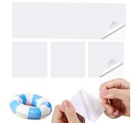 QEQSHQO 20 Piezas Parches de Reparación Transparentes en TPU, Parches Colchon Hinchable Autoadhesivos Impermeables para Carpas, Parche para Toldos de Lona, Colchones Inflables, Piscinas