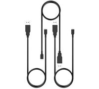 QHBAMD Paquete de 3 cargadores de cables compatibles con Texas Instruments TI-84 Plus CE/C Silver Edition, calculadora gráfica TI Nspire CX/CX CAS, cable de carga de repuesto de 5 pies/1,5 m
