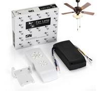 QIACHIP-Kit de Control remoto para lámpara de ventilador de techo Universal, interruptor de Control de sincronización AC 110-240V, receptor transmisor de velocidad del viento ajustado 220V