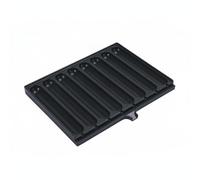 Qianly Bandeja para Cocinar Parrilla Asado Antiadherente con Diseño Rectangular y Surcos Que Organizan Enlaces para Gratinar, 8 Tubos Con Boquilla De Aceite