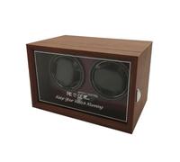 Qianly Caja Reloj con Luz LED Silencioso | Eléctrico, Organizador Relojes con Compartimentos, Ajustable, Expositor, para Oficina
